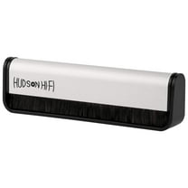 Hudson Hi-Fi Vinyl Record Cleaner Brush - Turntable Carbon Fiber Record Cleaning Brush Acts as a Vinyl Brush for Records - Record Anti Static Brush for LPs
