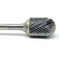 thumbnail image 5 of SC-7 Double Cut Cylindrical Radius End 3/4" x 1" Carbide Burr Bur Tool Die Grinder Bit 1/4" Shank, 5 of 6