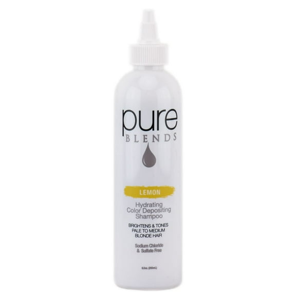 Pure Blends Hydrating Color Depositing Shampoo - Lemon (Size : 8.5 oz)