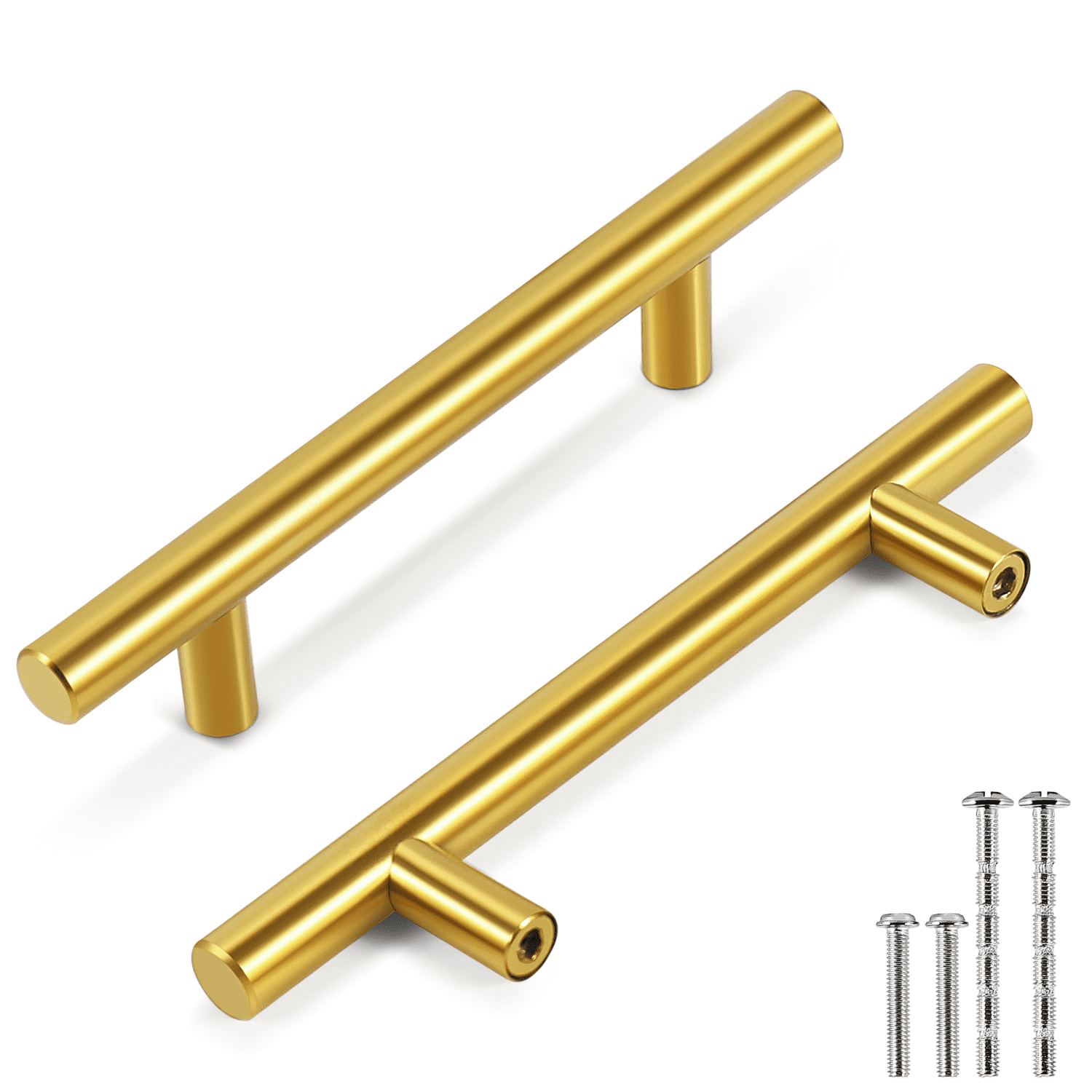 Handles Gold Pulls and Knobs, 3.5Inch Modern Dresser
