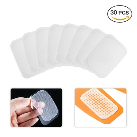 30Pcs ABS Trainer Replacement Gel Sheet, Abdominal Toning Belt Muscle Toner Ab Trainer Accessories Gel Sheets Gel