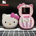 thumbnail image 2 of RWJDXD Chemises Décontractées d'Été pour Femmes Mode Urbaine Manches Courtes Crop Tops Imprimé Chat Hello Kitty Col Rond Ajusté T-Shirts, 2 of 5