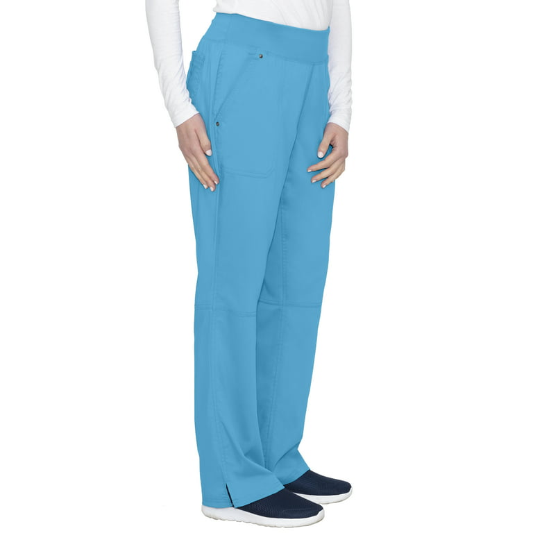 Tori Yoga Hands Healing Fabric Turquoise 5 Soft Label MP Women Purple Scrubs 9133 Lightweight Womens Pant Cargo Pocket Pants