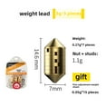 thumbnail image 1 of Poids de Plomb de 3,0 g pour la Pêche avec Réglage Rapide - Plombs à Balles en Boîte de 3 Pcs, Conception Compatible avec les Lignes, Matériau Durable, Format Compact, Usage Polyvalent pour les Pêcheurs - Inclut des Rondelles de Réglage Fin Bonus, 1 of 6