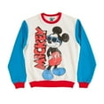 thumbnail image 1 of Disney  Adult Mickey Mouse Retro Colour Block Sweatshirt, 1 of 4