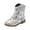 02_Silver, variant on Stylish Girls Booties Ankle Boots for Everyday Wear with Round Toe Low Heel and Durable Sole Girls Boots Classic Versatile Design 3-11Y 02_Gold,6-7 Years
