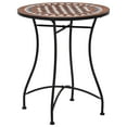 thumbnail image 1 of vidaXL Mosaic Bistro Table Brown 60cm Ceramic, 1 of 5