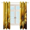 thumbnail image 3 of Sunflower Modern Window for Living Room Curtains for Child Bedroom Kitchen Decor Blinds Drapes, 3 of 7