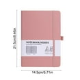 thumbnail image 3 of Notebook, College Notebook, 200 Pages Thick Paper Journal with Expandable Inner Pockets and Sticker Labels, Ribbon Bookmark and Elastic Closure, Multicolor, 8.46x5.7 Inches Portable Size, 3 of 7