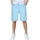 thumbnail image 4 of Pantalones largos para niños, de color liso, con cintura elástica, de talla media, rectos, informales y cómodos, de poliéster., 4 of 7