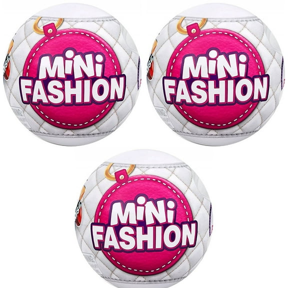 5 Surprise Mini Brands Fashion Series 1 LOT of 3 Mystery Packs