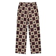 thumbnail image 2 of FORMRS Kids Pajama Pants with Pockets Size 13-14Y Boys Lounge Sleep Bottoms, Checkered Stars Pattern, 2 of 8