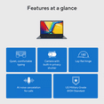 thumbnail image 5 of ASUS Vivobook Laptop, 14" FHD Display, Intel Core i3-1315U, 16GB Memory, 512GB PCIe SSD, Ultra Thin & Light, Quiet Blue, 5 of 9