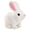 White, variant on Rabbit Interactive Electronic Plush Bunny Toy with Sounds, Animated Walking, Wiggle Ears, Twitch Nose, Singing and Repeat What You Said Features, Birthday Gift