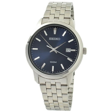 Seiko Classic Quartz Blue Dial Men's Watch SUR309P1 - Walmart.com