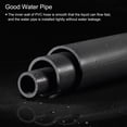 thumbnail image 5 of Uxcell Rigid Round Pipe Dark Grey High Impact for Water Pipe 2.15 x 2.36", 5 of 6
