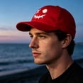 thumbnail image 5 of Colevkie Unisex Embroidered Baseball Cap for Men Women Adjustable Halloween Style Truck Hat Dad Hat(Red), 5 of 6