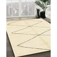 thumbnail image 2 of Ahgly Company Indoor Round Abstract Khaki Gold Solid Area Rugs, 6' Round, 2 of 6