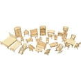 thumbnail image 6 of BOHS Wooden Dolls House Furniture 1/12 Scale - 3D Puzzles for Miniature Dollhouse Furniture Accessories - Large,28 PCS, 6 of 10