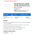 thumbnail image 2 of Brake Hydraulic Line Kit - Compatible with 1999 - 2002 Chevy Silverado 1500 RWD Standard Cab Pickup 2-Door 2000 2001, 2 of 2