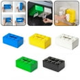 thumbnail image 3 of Leke Building block tissue box wall-mounted bathroom tissue box desktop storage box, 3 of 4