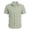 Green, variant on XIAONU Men's Solid Color Shirt Short Sleeve Point Collar Button Down Shirt Breathable Casual Business Shirts