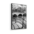 thumbnail image 2 of wall26 Floating Framed Canvas Wall Art for Living Room, Bedroom Black and White Building Canvas Prints for Home Decoration Ready to Hang - 24x36 inches, 2 of 4