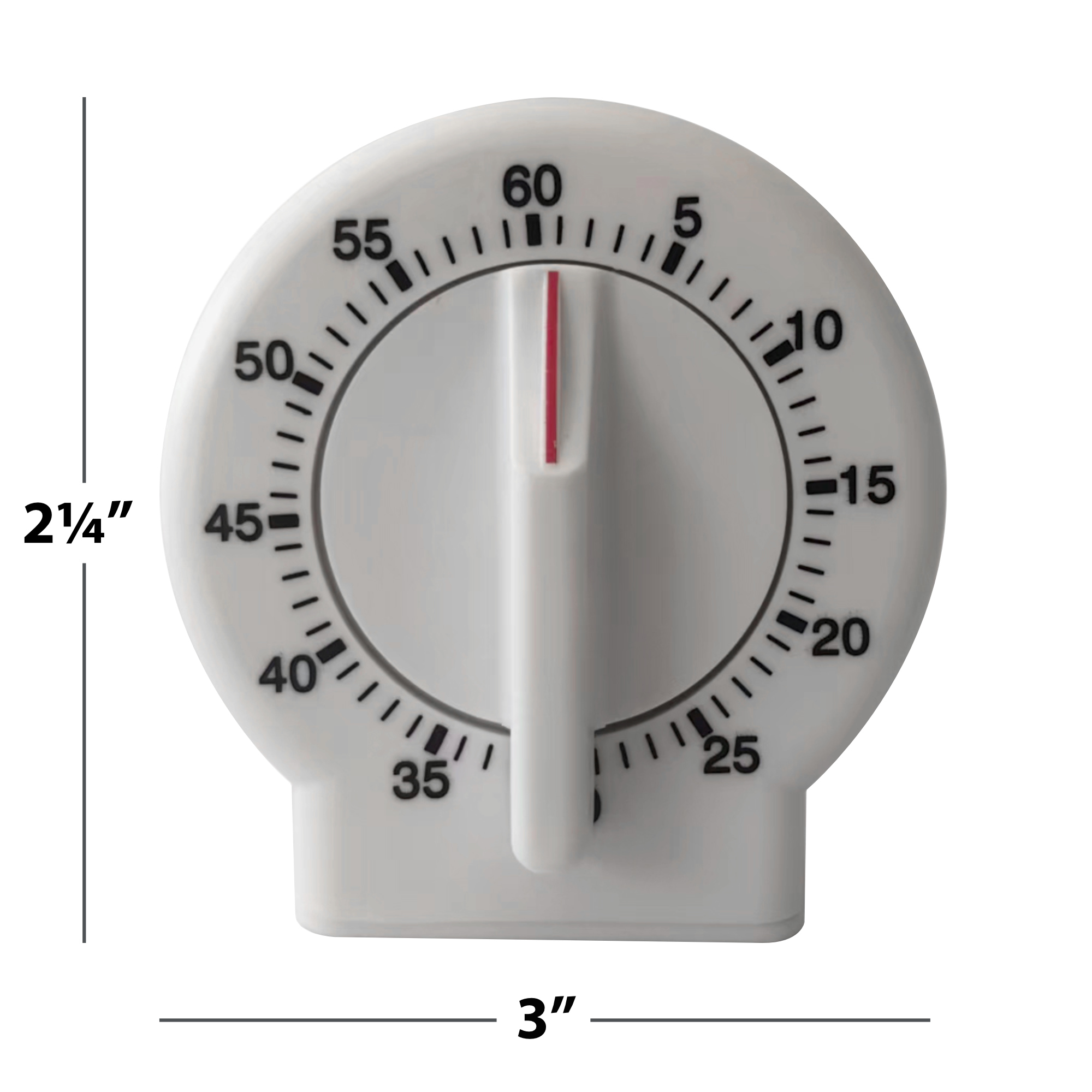 White Countdown Timer