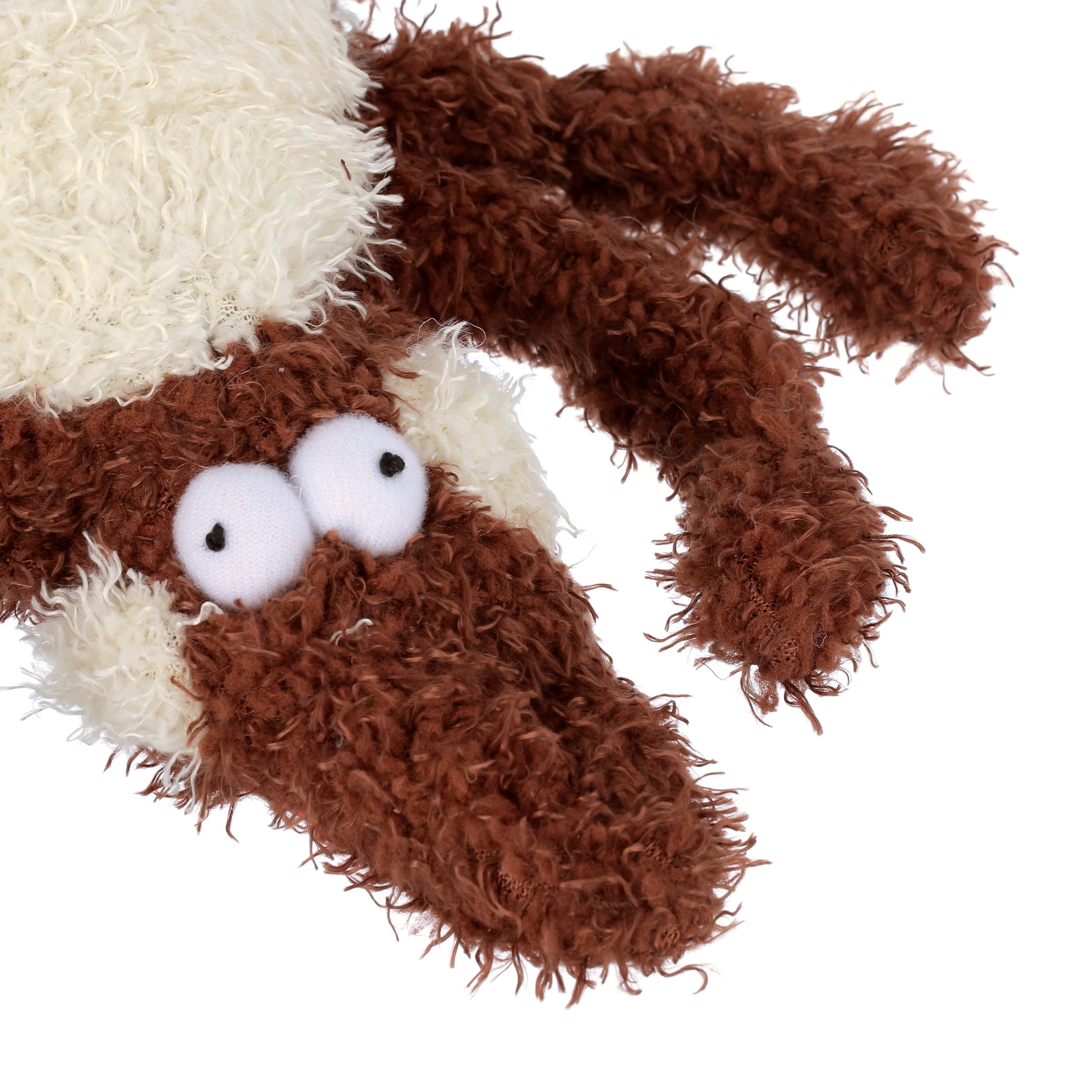 Multipet Plush Tick Dog Toy, Brown/Yellow