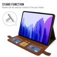 thumbnail image 5 of Case for Samsung Galaxy Tab S9 Ultra/S8 Ultra 14.6",Decase Premium Tri-Fold Protection Stand Wallet Tablet Shell Handbag With Crossbody Strap,for 14.6" Samsung Tab SM-X910/X916/X900/X906 - Brown, 5 of 6