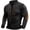 A-Black, variant on T Shirt Men Large Retro Standing Round Neck Long Sleeve Sports Tops