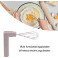 thumbnail image 3 of ZOUSSIQI Electric Egg Beater, Rechargeable Cordless Hand Blender Efficient Handheld Stick Mixer for Making Coffee Baking Bread(purple) CA919-21531, 3 of 8