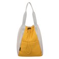 thumbnail image 1 of Mochila con cordón para mujer mochila suave para estudiantes mochila de compras de gran capacidad, 1 of 9