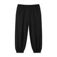thumbnail image 4 of Edvintorg Lounge Pants for Boys Fashion Solid Color Elastic Waist Casual Loose Trousers Athletic Jogging Sweatpants with Pockets 5-15 Years, 4 of 4