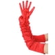 thumbnail image 5 of Guantes de satén extra largos para mujer Inspire Chic, de longitud de brazo, con dedos completos, guantes de noche de los años 1920 para fiestas de baile, rojos, talla única, 5 of 6