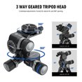 thumbnail image 2 of Neewer TH15 3-Way Geared Head - 360° Arca QR, 13.2lb Load, Dual Modes, for Precise Adjustments, 2 of 9