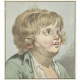 thumbnail image 3 of Jean-Baptiste Greuze 20x22 Black Modern Framed Museum Art Print Titled - Boy's Head (1745 - 1850), 3 of 5