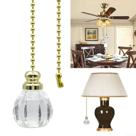 

JSSH Crystal Style Designer Bathroom Toilet Pull Chain Cord Handle For Light Switch