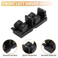 thumbnail image 6 of Unique Bargains 1Pc Front Left Driver Side Power Window Switch for Seat Alhambra 96-10 No.7M3959857D, 6 of 7