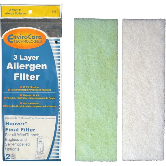 Envirocare Vacuum Cleaner Filters Fit Hoover Windtunnel 2 Filters