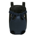 thumbnail image 2 of kladzum Pet Carrier Backpack Pet Front Cat Dog Carrier Backpack Travel Bag, Legs Out, Portable Mesh Pet Backpack for Traveling Hiking Camping for Small Medium Dogs Cats Puppies, 2 of 3