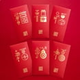 thumbnail image 2 of Namzi Red Envelopes Chinese New Year, 12pcs Money Envelopes for Cash Christmas Lucky Money Pocket-I09, 2 of 4