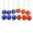 3 Red 3 Blue, variant on AOOOWER 6Pcs Ladders Golf Ball Replacement Hard Golf Training Ball Ladders Toss Game Ball for Outdoor Sport Throwing Game