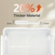thumbnail image 2 of Organizador Rolling Cart Pipishell de 3 niveles de plástico blanco, 2 of 7
