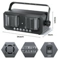 thumbnail image 2 of 14 LED RGBW Laser Strobe Effect Lights Self-Propelled and Voice-Activated for DJ Shows Parties KTV, 2 of 6