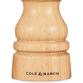 thumbnail image 3 of Cole & Mason London Natural Beech Pepper Mill 130mm / 5", 3 of 9