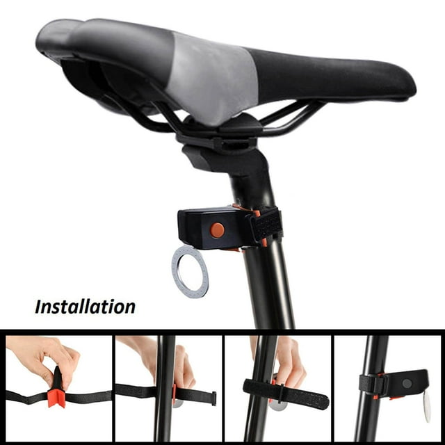 Light Bike Bike Visibility For Night Riding Rechargeable Light On/Off Bike Stay Visible Powerful Tail Bike Light Bone Bone Warning