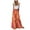 Yellow, variant on JGTDBPO Flowy Boho Maxi Skirt for women Trendy Drawstring High Waist Elastic A Line Pleated Ruffle Tiered Summer Casual Beach Long Skirts