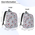 thumbnail image 6 of Wukai I Love USA Paper Reusable Cosmetic bag,Travel Toiletry Organizer Capacity,Waterproof Puzzle Bags, 6 of 7