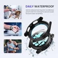 thumbnail image 3 of XIHAMA Waterproof Case for Galaxy Watch 6/FE/5/4/7 Screen Protector 44mm 40mm, [Anti-Fog] Tempered Glass Face Cover for Samsung Watch 6/FE/5/4/7 Accessories 44mm 40mm, 3 of 7